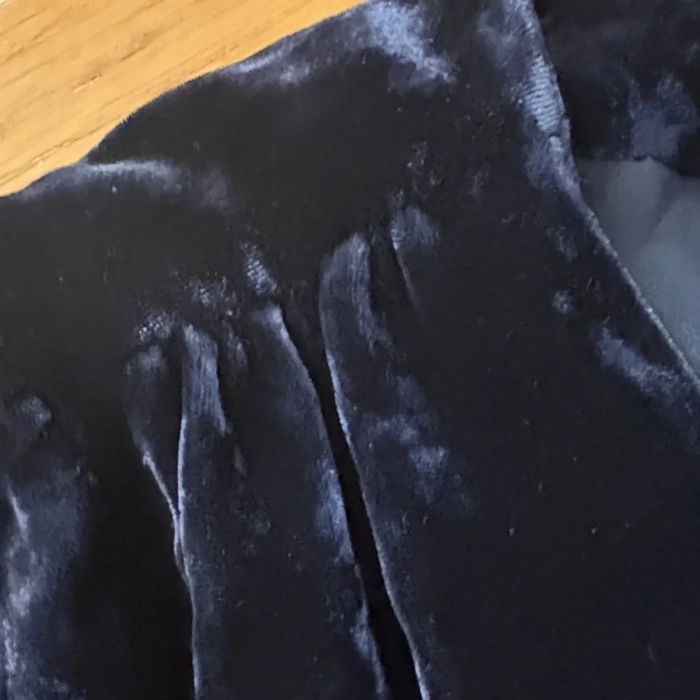 J. Crew Navy Velvet Wrap Dress